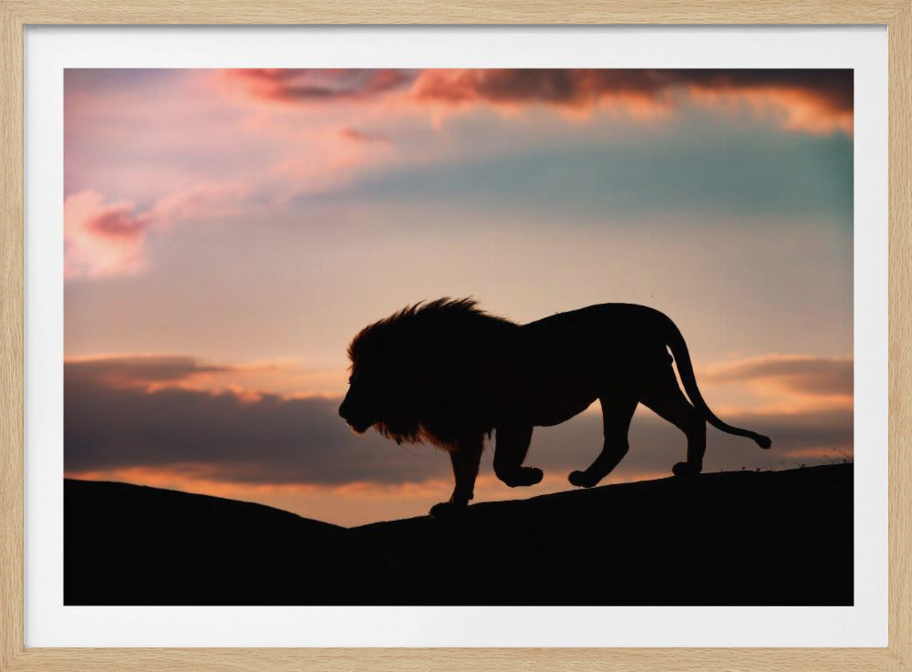 Sonnenuntergang in der Serengeti | Poster