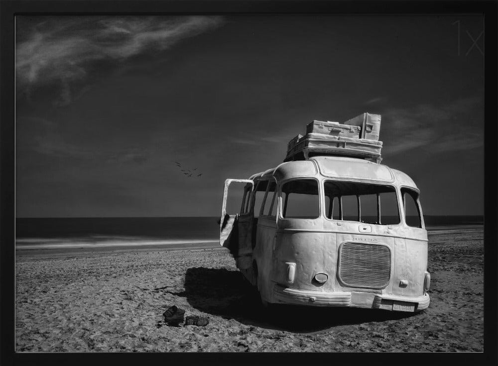 Gestrandeter Bus | Poster