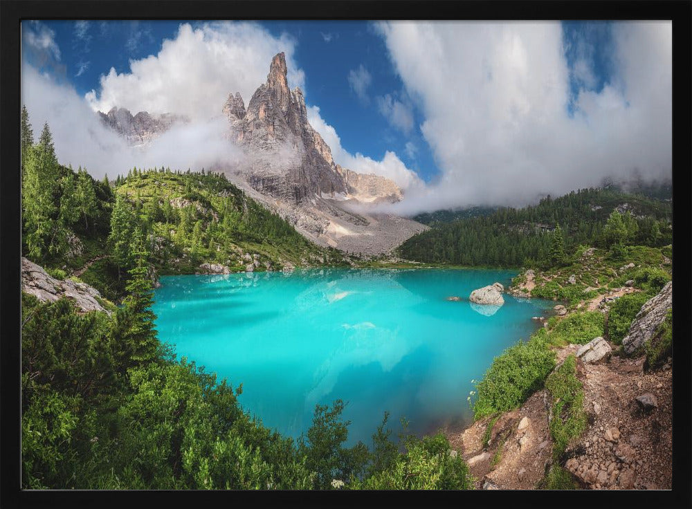 Venetien - Lago di Sorapis Panorama | Poster