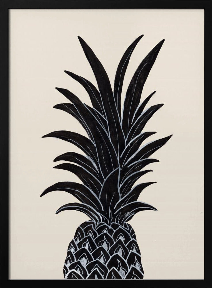 Schwarze Ananas | Poster