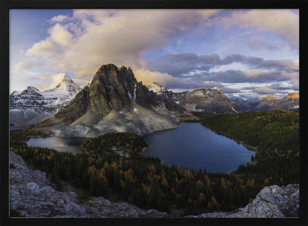 Sonnenaufgang am Mount Assiniboine | Poster