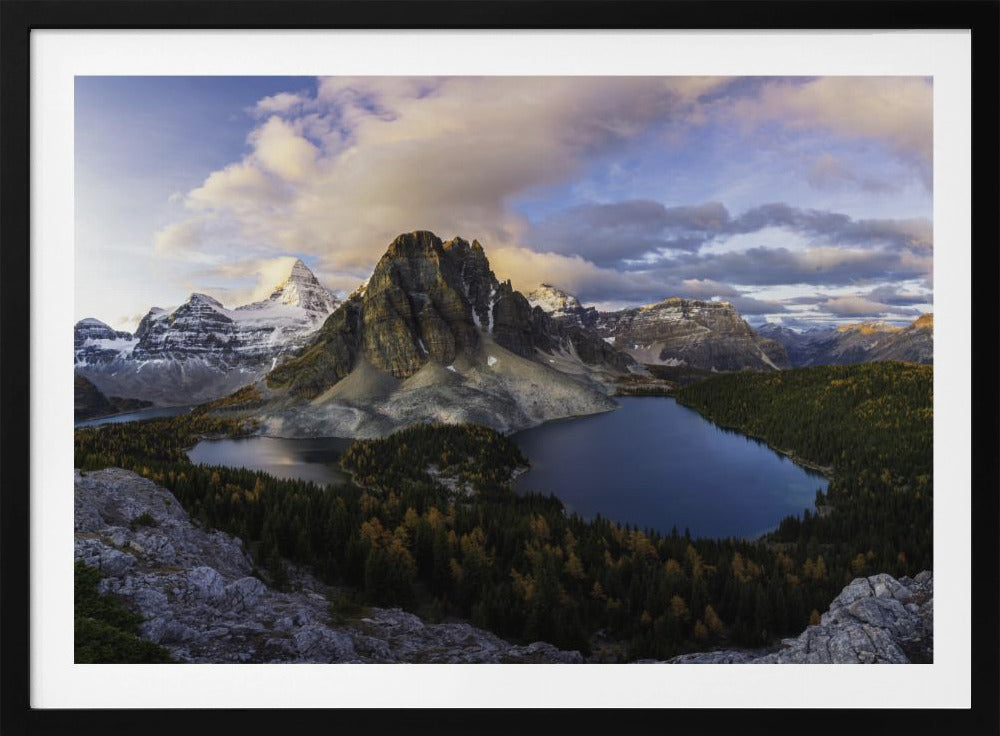 Sonnenaufgang am Mount Assiniboine | Poster