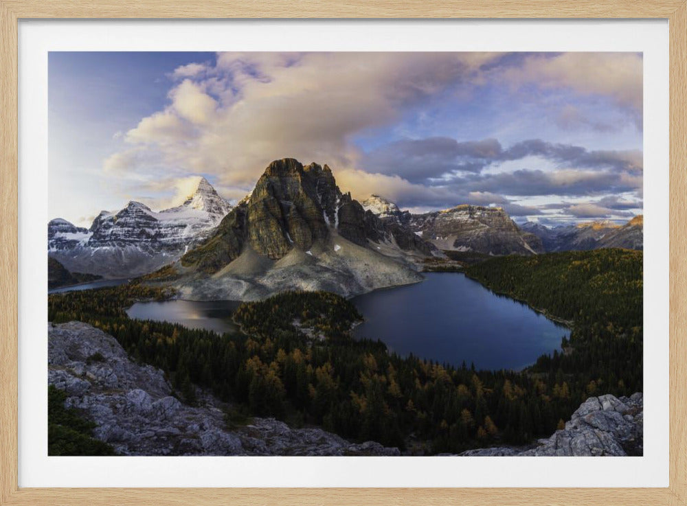 Sonnenaufgang am Mount Assiniboine | Poster