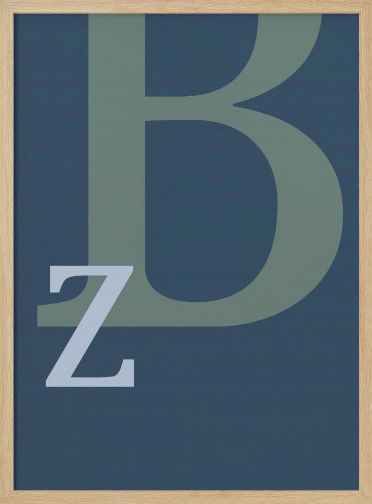 Buchstabe B | Poster