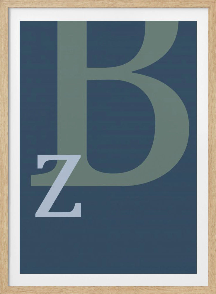 Buchstabe B | Poster