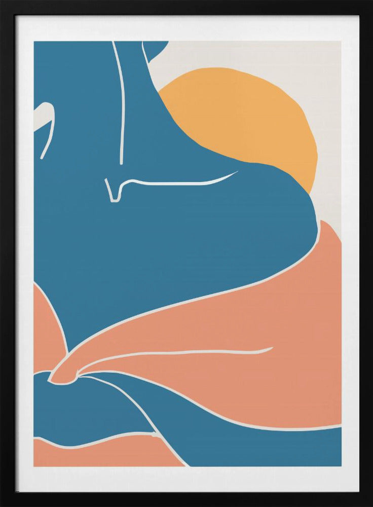 Blaue Schulter | Poster