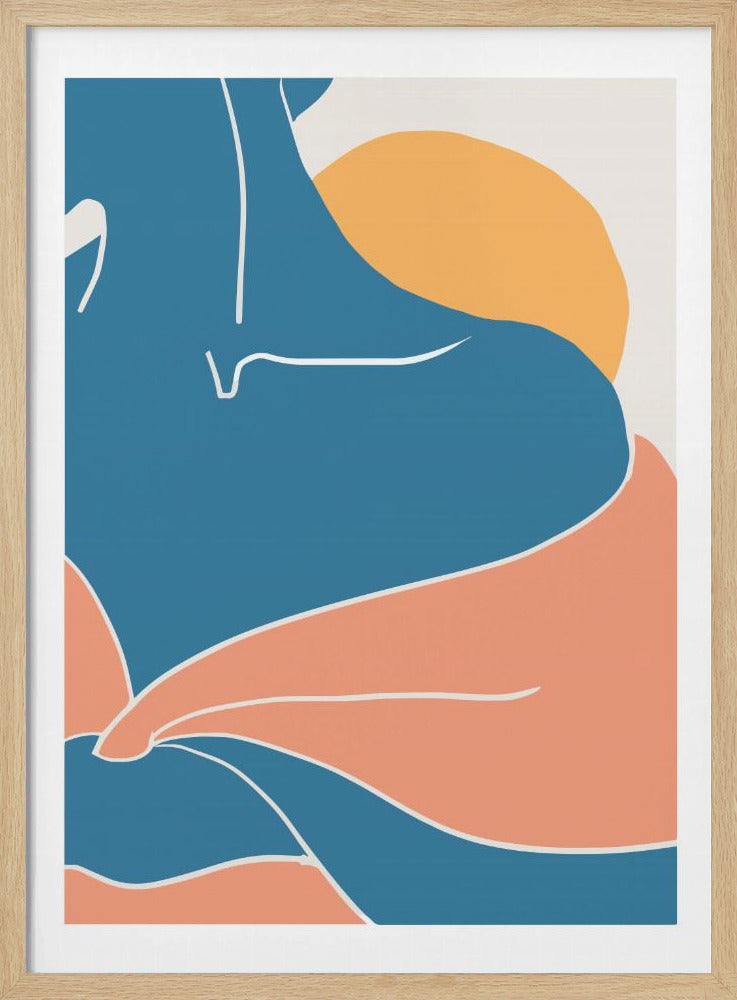 Blaue Schulter | Poster
