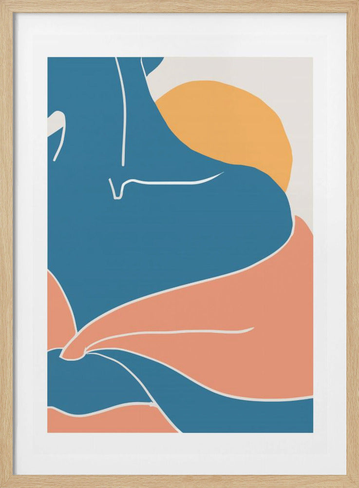 Blaue Schulter | Poster