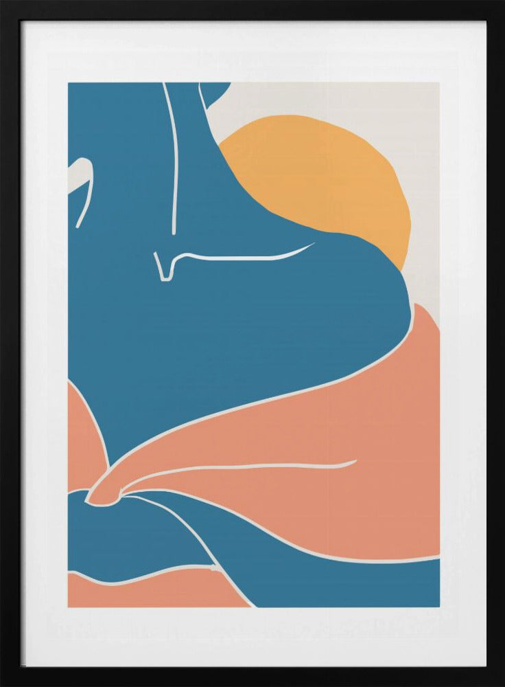 Blaue Schulter | Poster