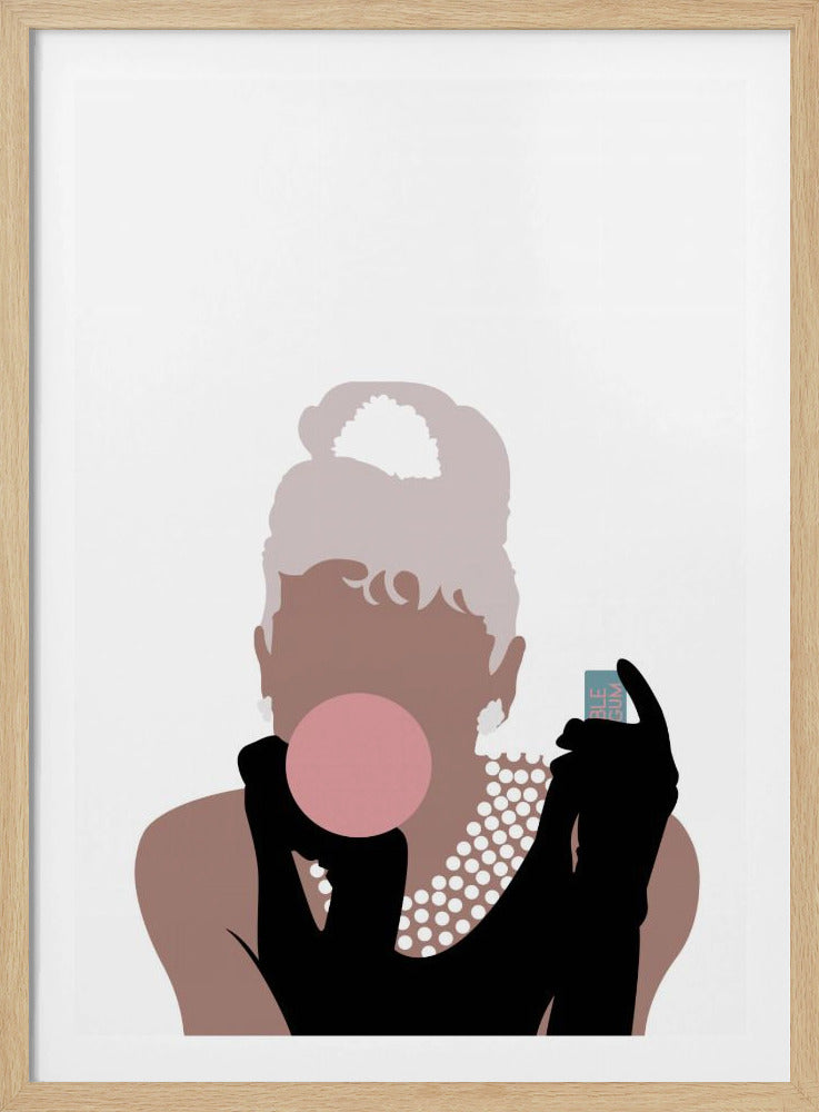 Kaugummi-Mädchen | Poster