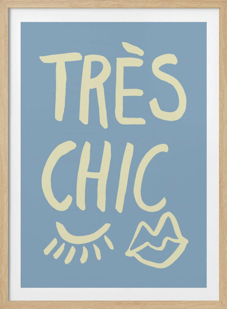 Très Chic Blau | Poster