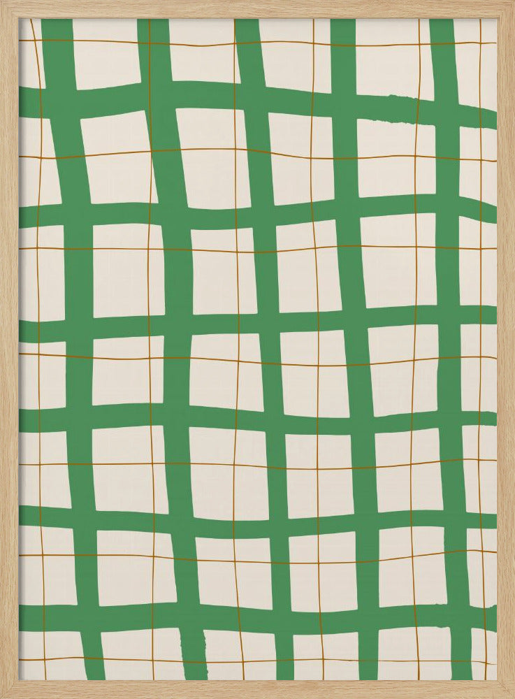 Grünes Gitter | Poster
