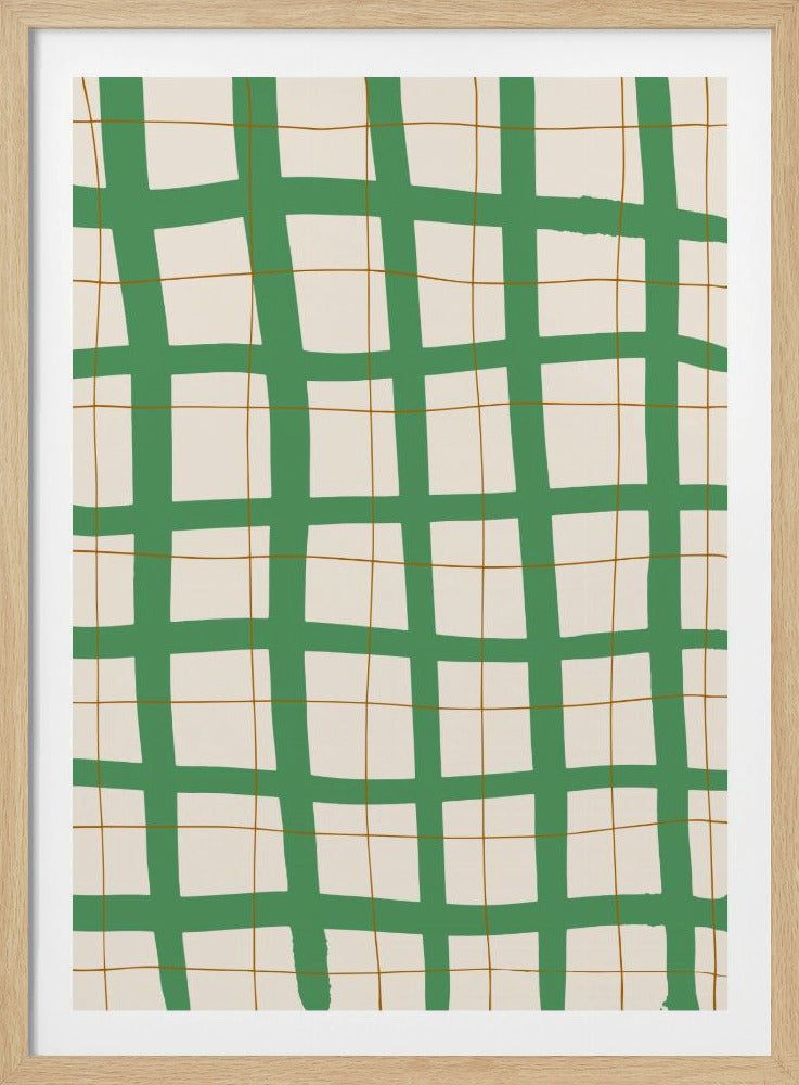 Grünes Gitter | Poster