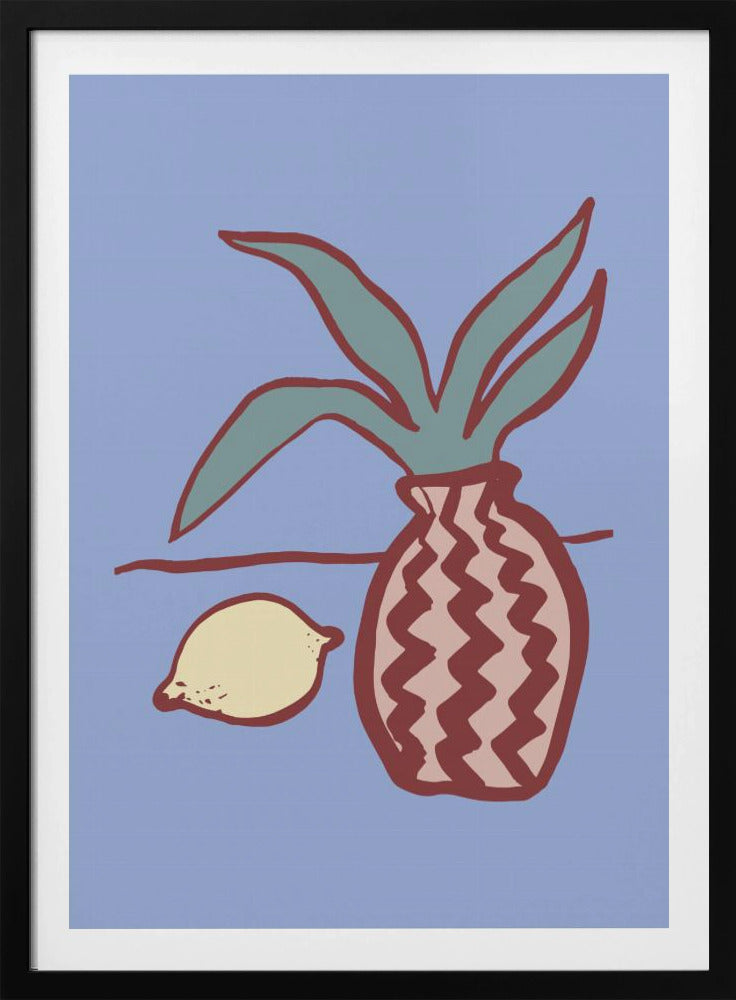 Blaue Zitrone | Poster