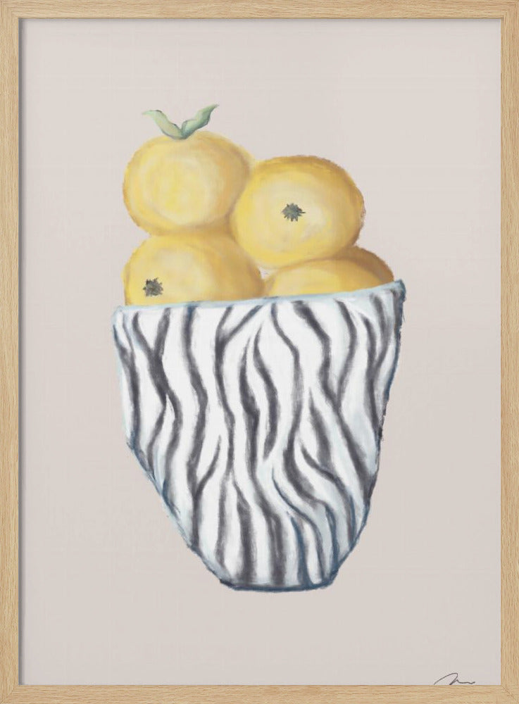 Zebra-Schüssel | Poster