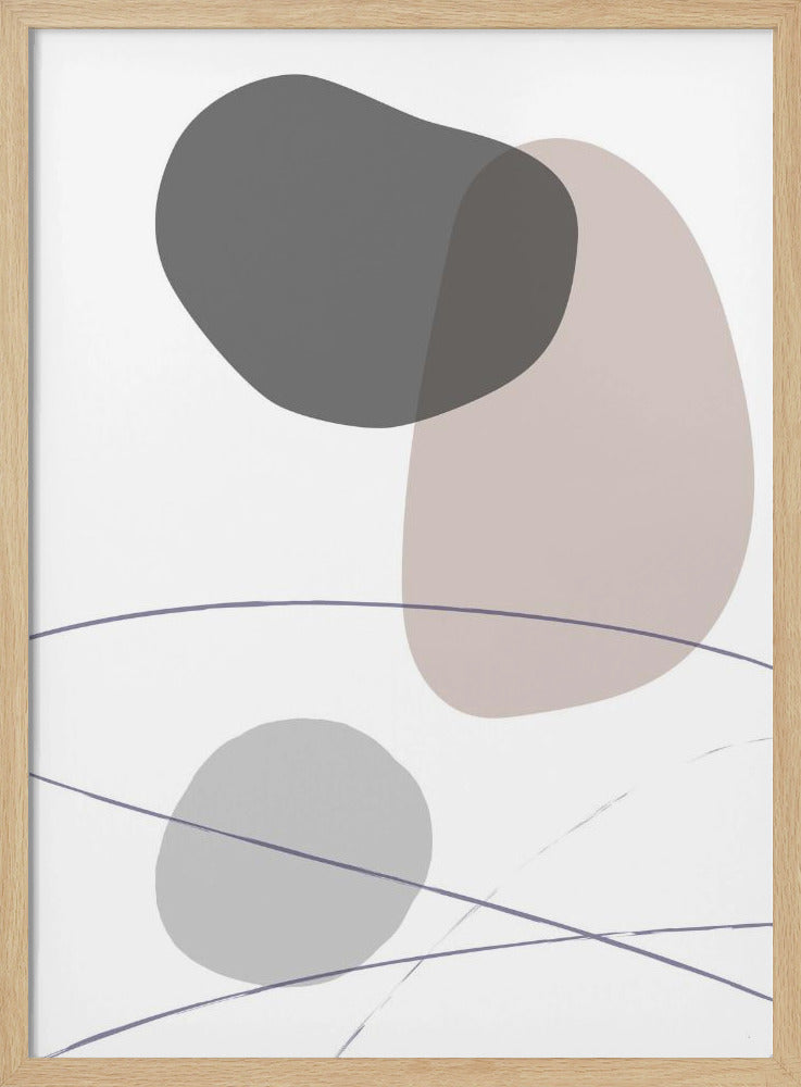 New Shapes Beige 03 | Poster
