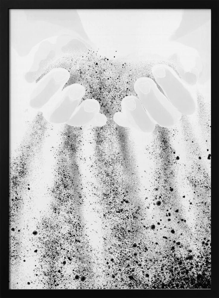 Hände Sand | Poster