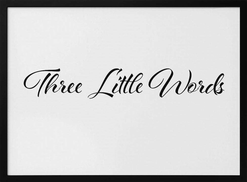Drei kleine Worte | Poster
