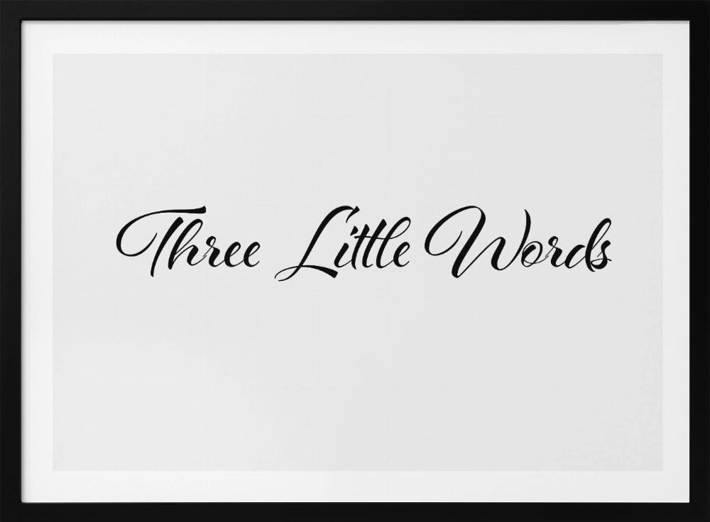 Drei kleine Worte | Poster