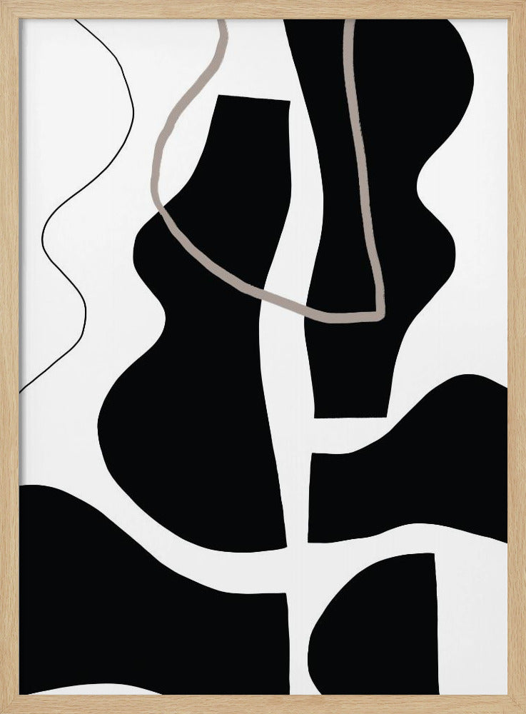Fließende Silhouetten | Poster