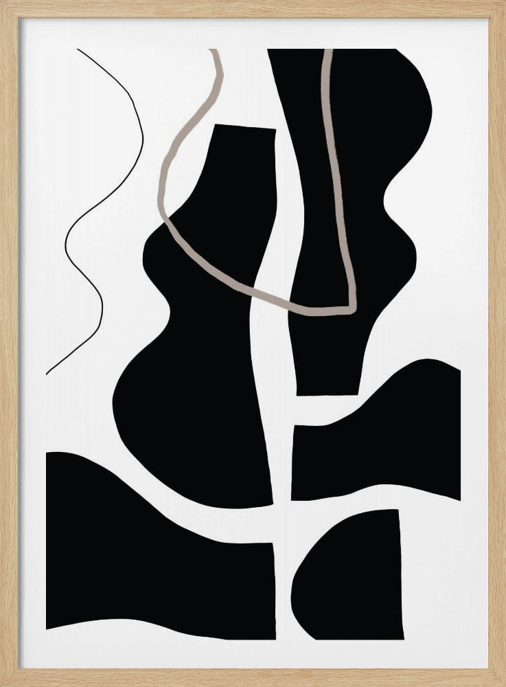 Fließende Silhouetten | Poster