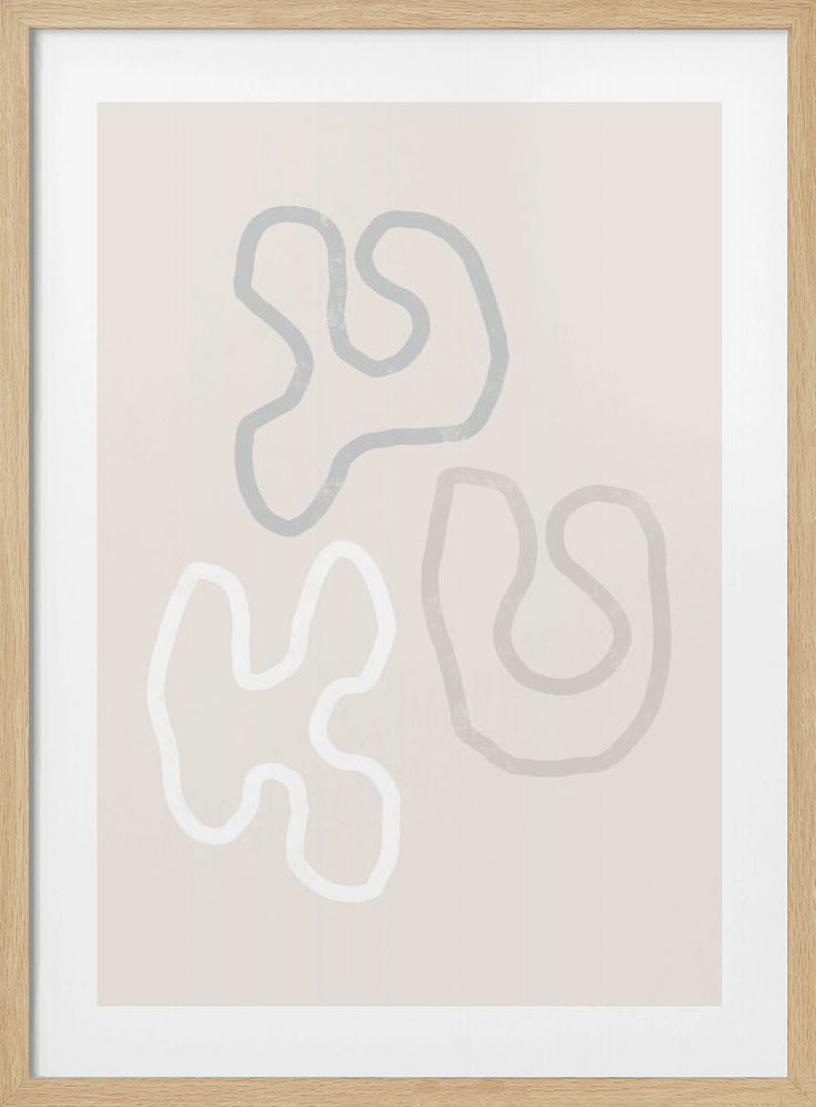 Fließende Formen | Poster