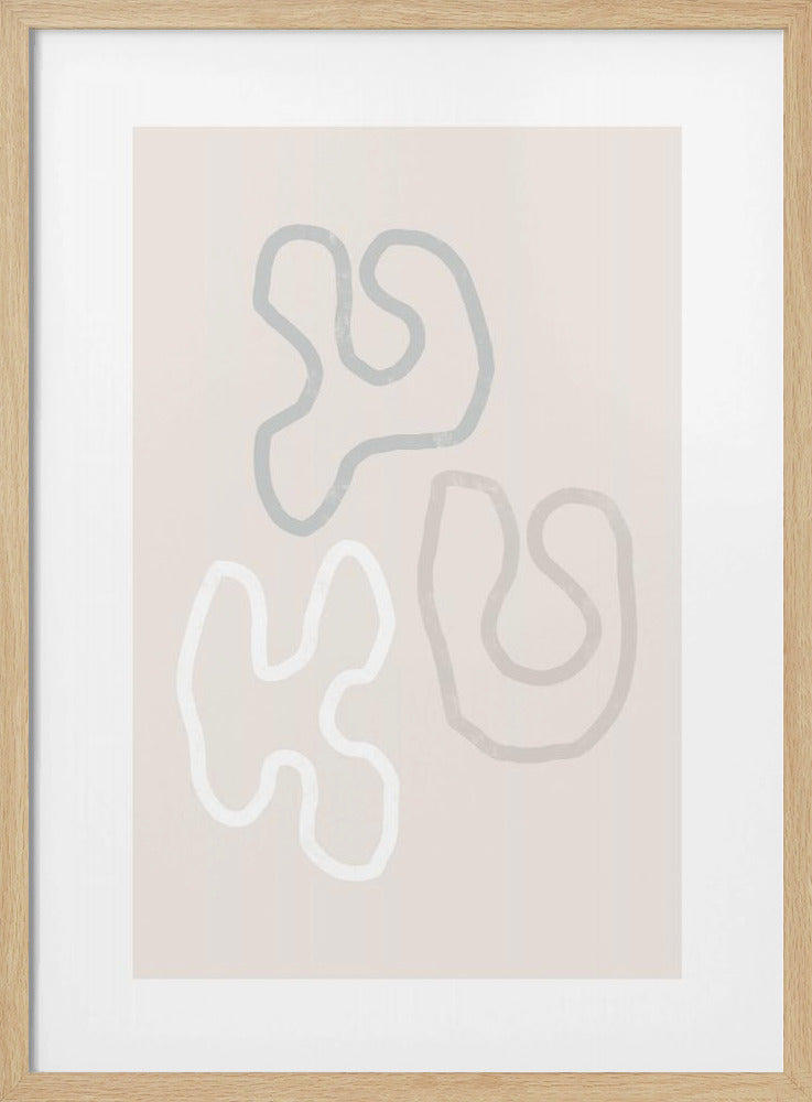 Fließende Formen | Poster