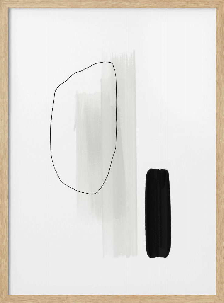 Monochrome Elemente | Poster