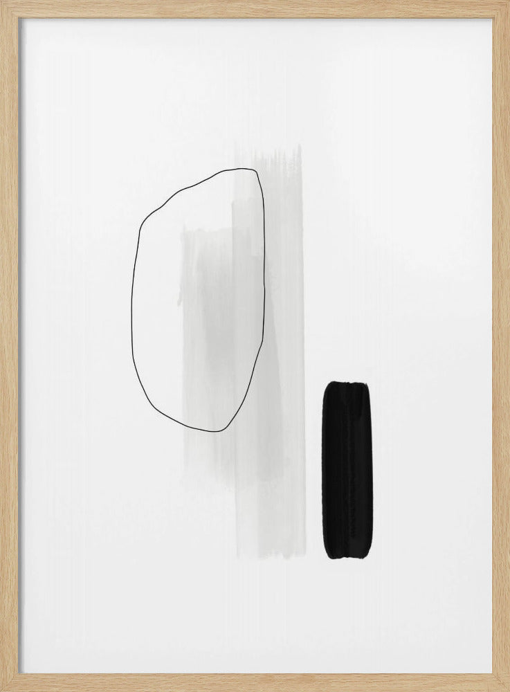 Monochrome Elemente | Poster