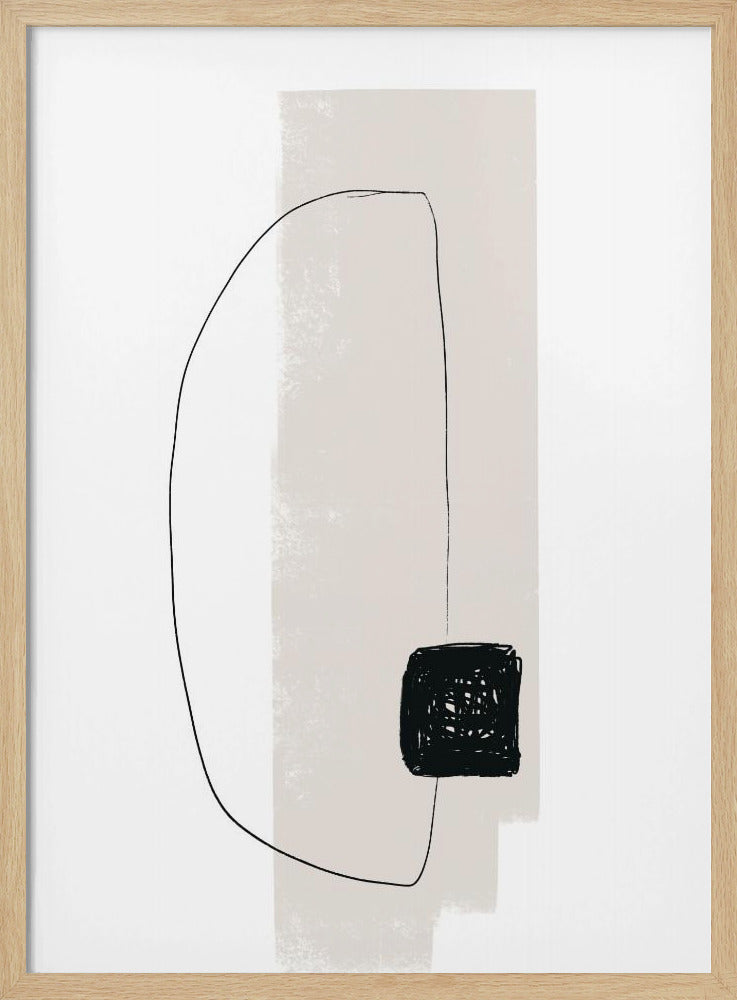 Minimalistische Harmonie | Poster