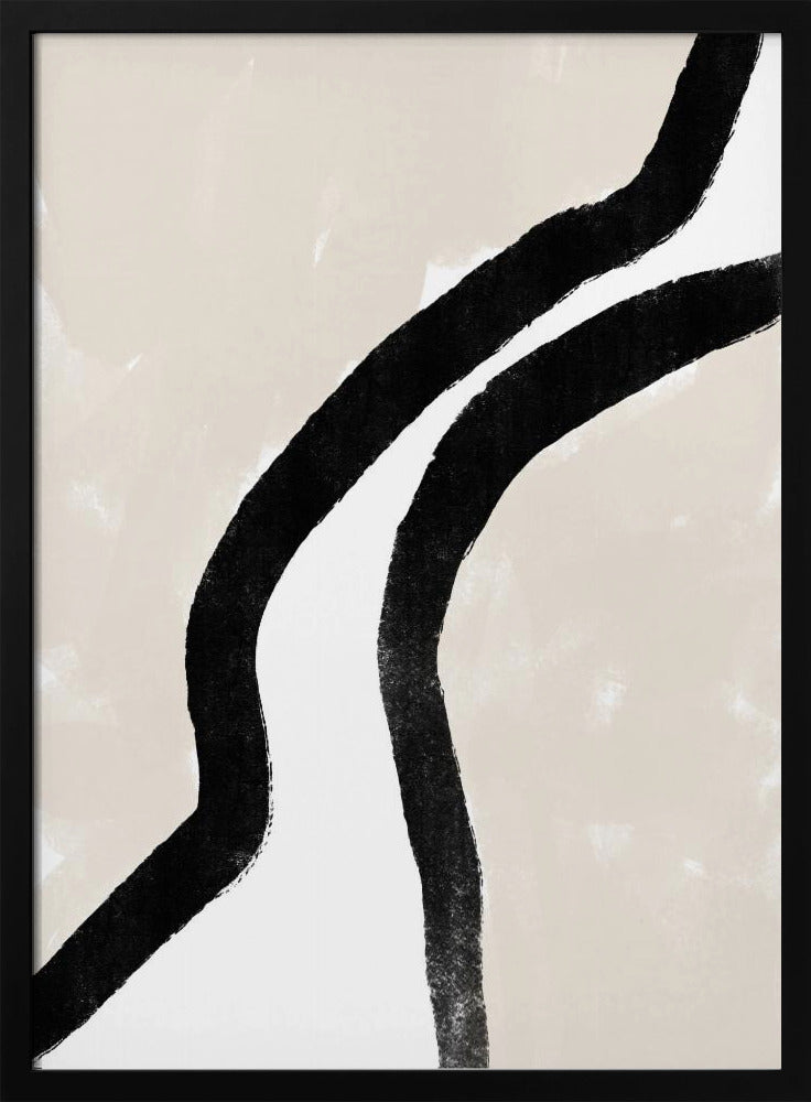 Kräftige schwarze Linien | Poster