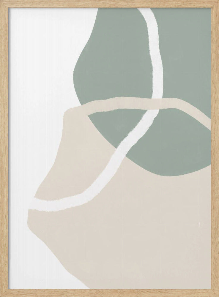 Abstrakter Erdfluss | Poster