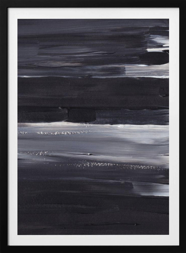 Ausdrucksstarke monochrome Striche | Poster