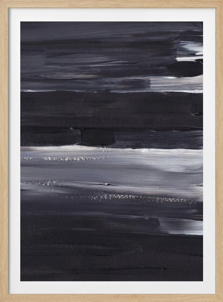 Ausdrucksstarke monochrome Striche | Poster