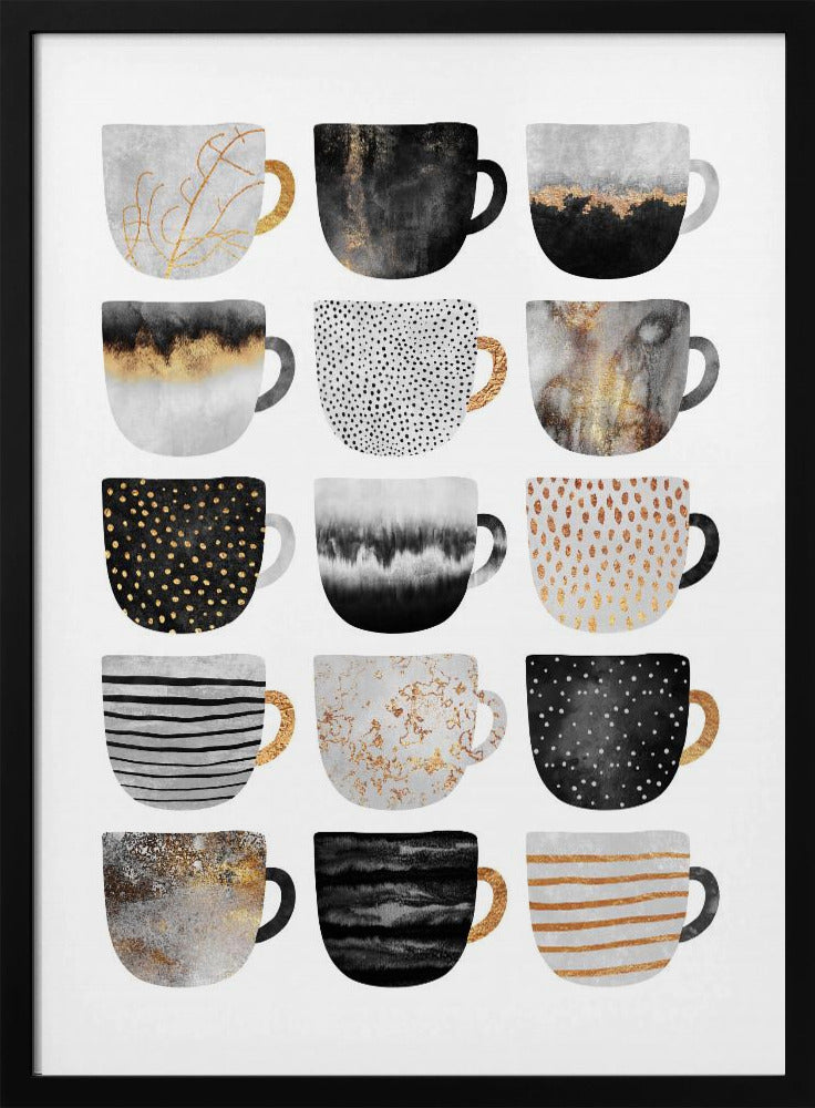 Hübsche Kaffeetassen | Poster