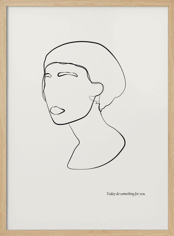 Abstraktes Frauenporträt | Poster