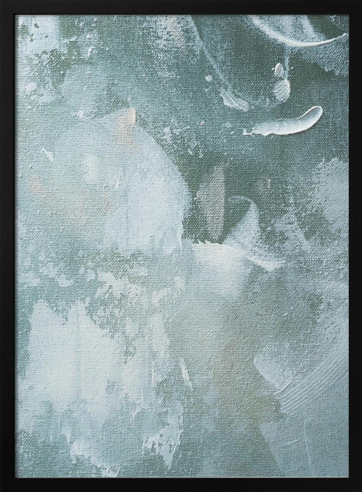 Grünes und weißes Acryl | Poster