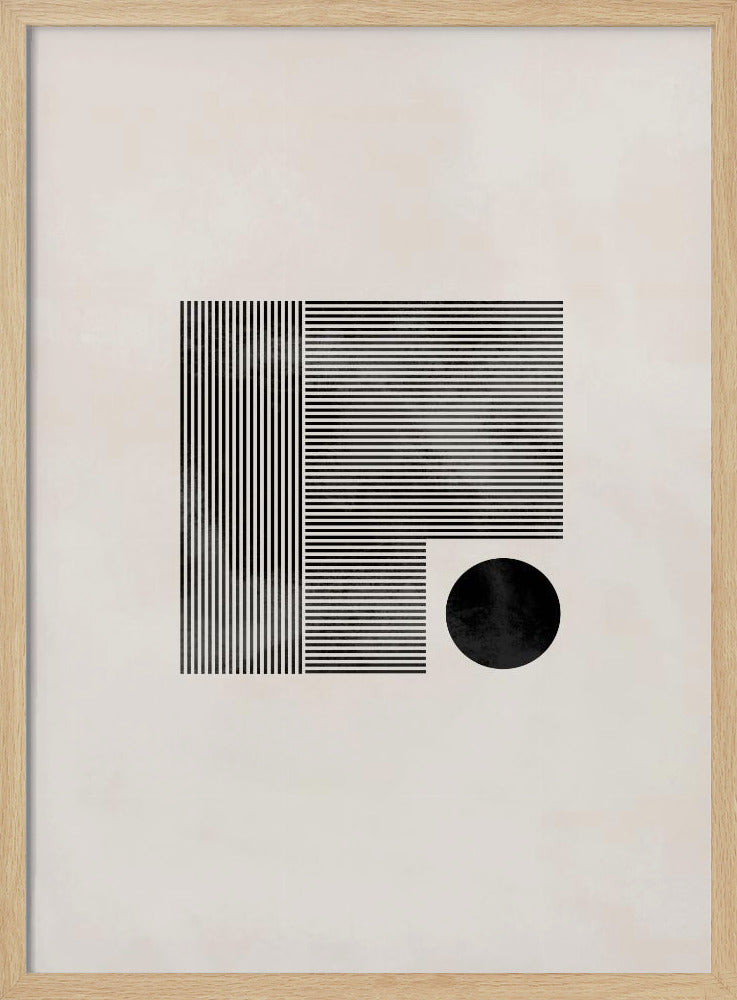 Minimalistisches Quadrat | Poster