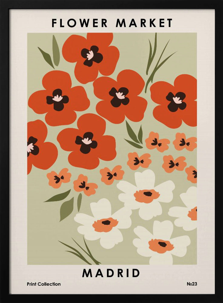 Blumenmarkt Madrid | Poster