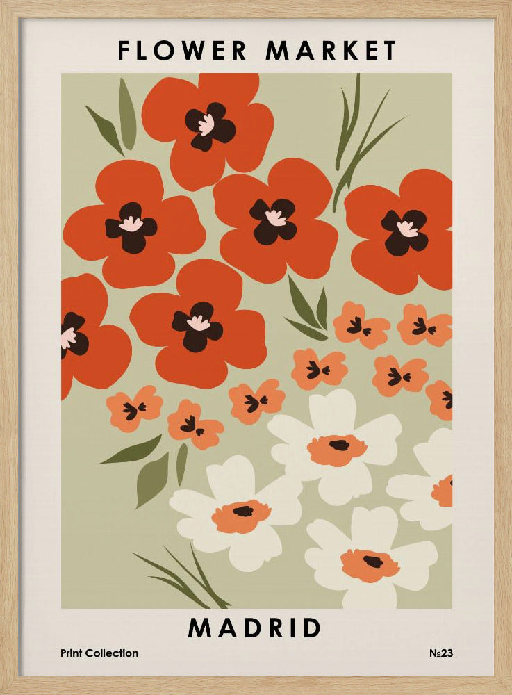 Blumenmarkt Madrid | Poster