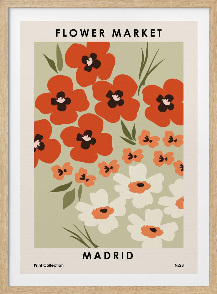 Blumenmarkt Madrid | Poster