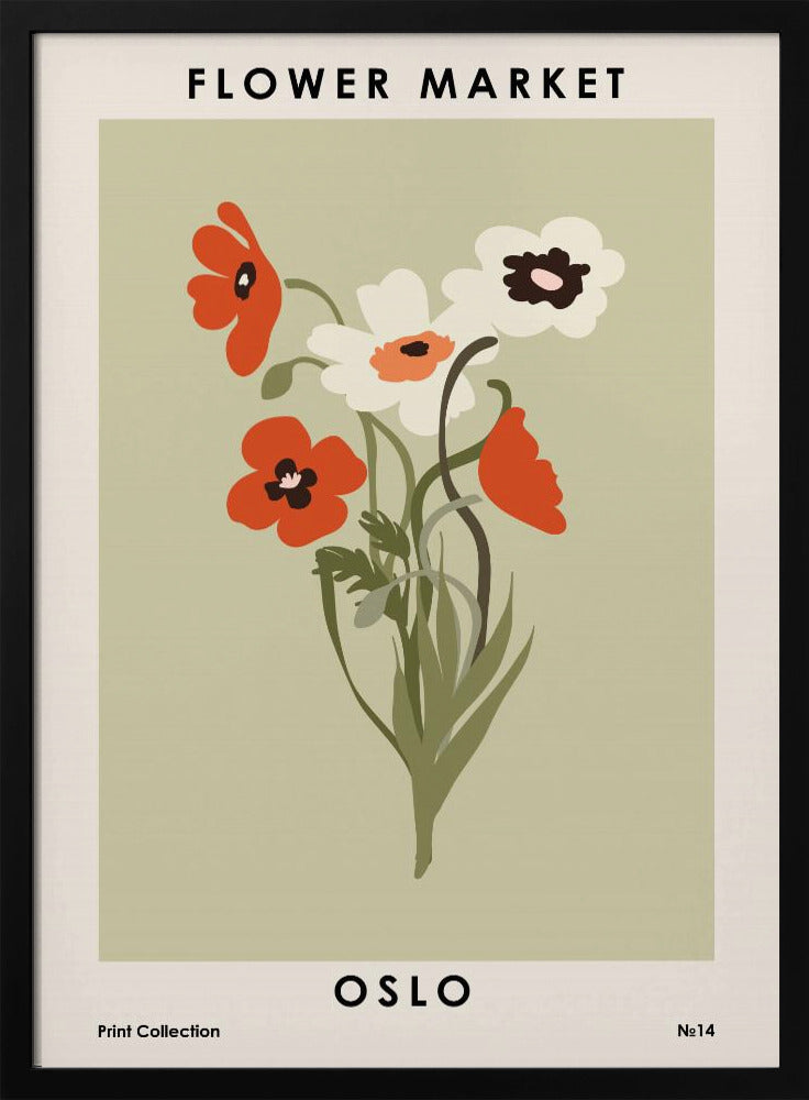 Blumenmarkt Oslo | Poster