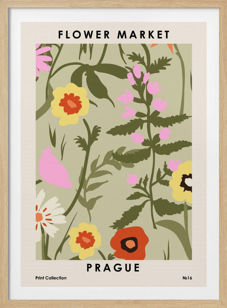 Blumenmarkt Prag | Poster