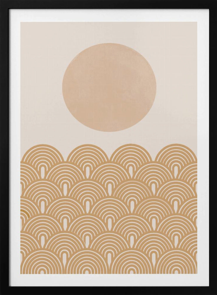 Golden Sun Waves | Poster
