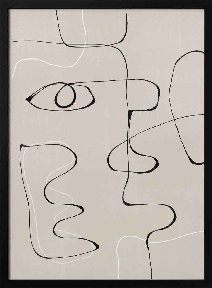 Abstract Facescape | Poster