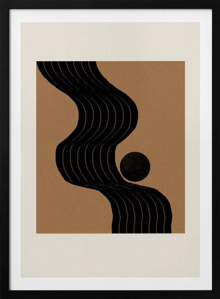 Curved Path Harmony | Poster