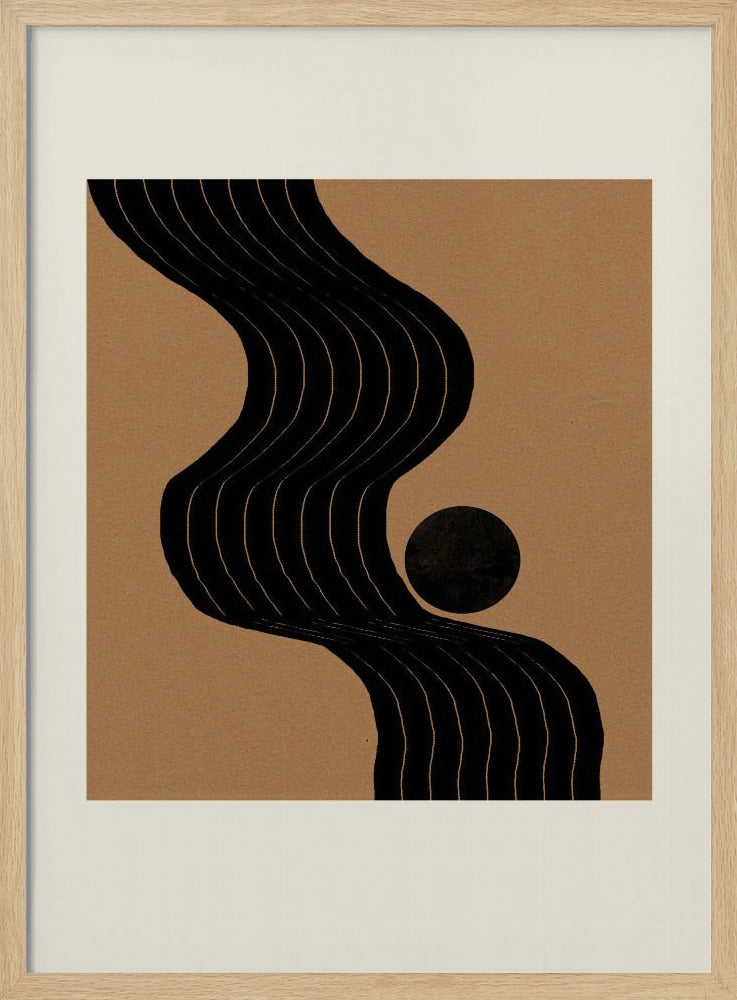 Curved Path Harmony | Poster