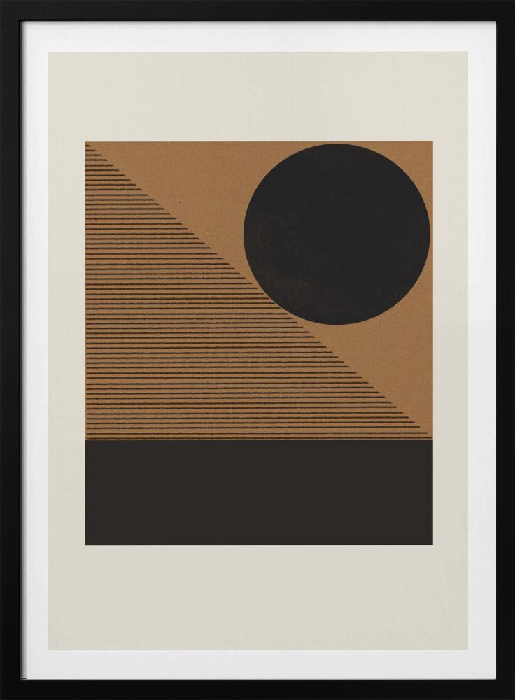 Geometrische Sonnenfinsternis | Poster