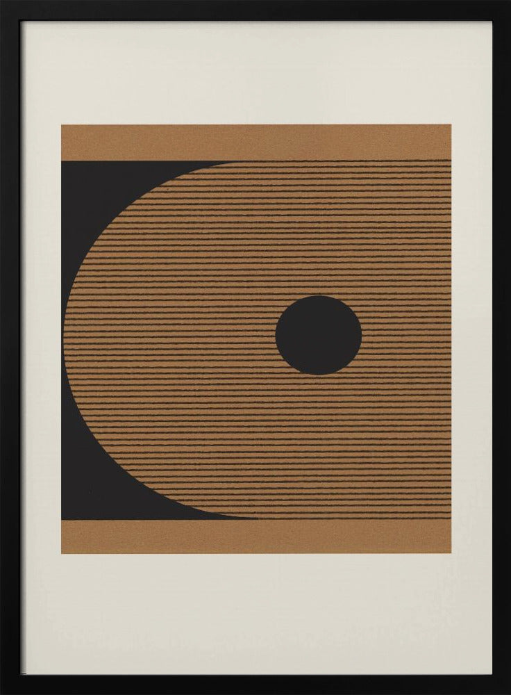 Geometrische Sonnenfinsternis | Poster