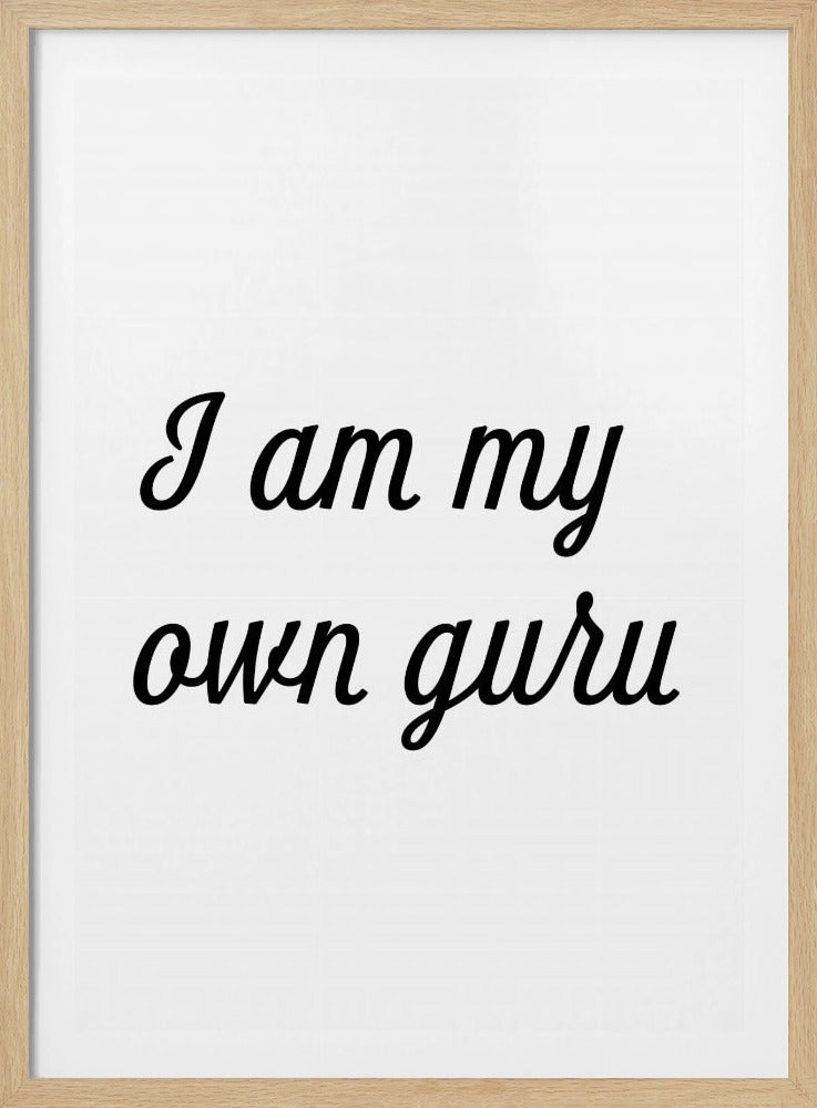 Ich bin mein eigener Guru | Poster